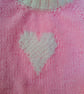 Hand Knitted Baby's Jumper with Heart Motif, Baby Shower Gift, Baby Gift - Image 7