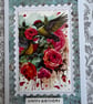 Handmade Vintage Hummingbird and Roses Birthday Card - Image 5