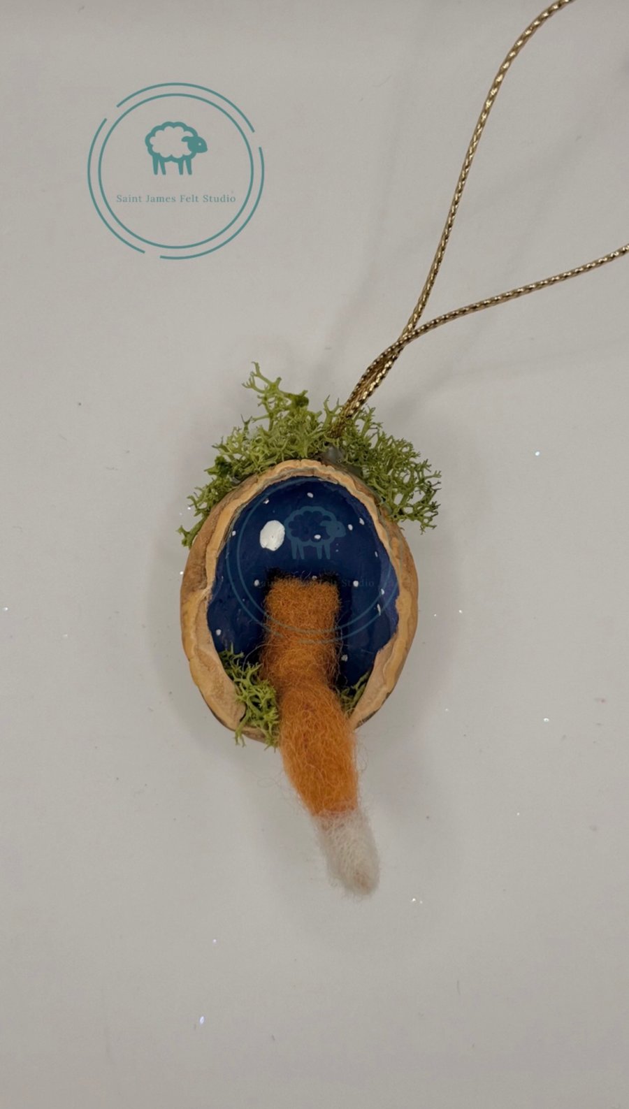 Moongazing Fox - Hanging Decoration