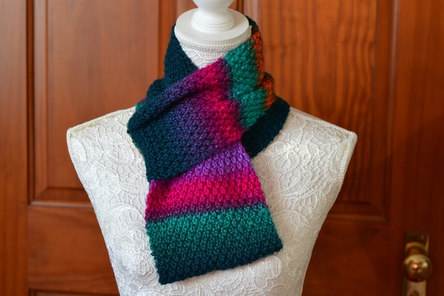 scarf, cowl Multicoloured infinity 