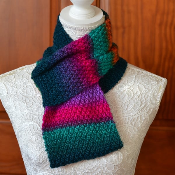 scarf, cowl Multicoloured infinity 