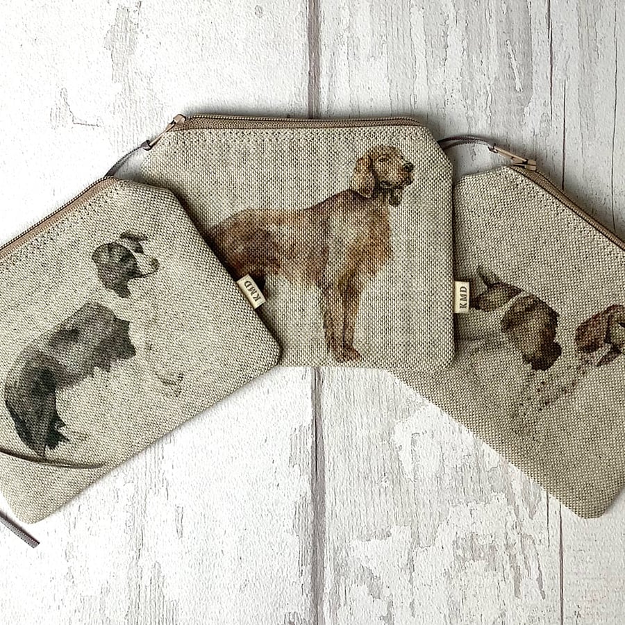Dog Print Coin Purse