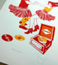 Tunnock's Hand Pulled Limited Edition Screen Print - Image 5