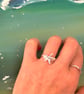 Silver Starfish Ring - Image 3