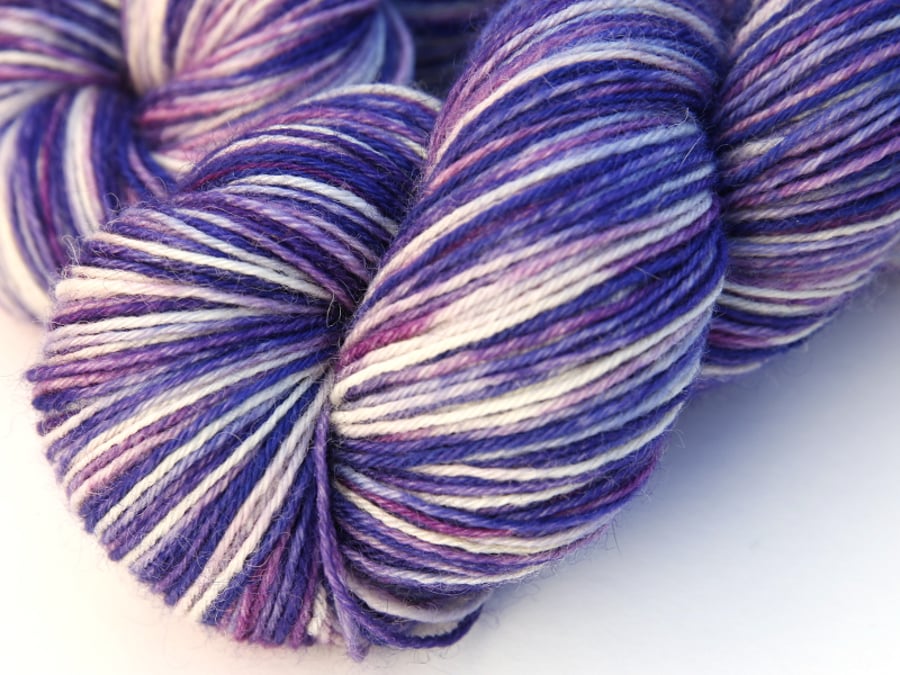 SALE - Passionflower - Superwash Bluefaced Leicester 4-ply yarn