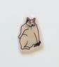 Good News Cat– Handmade Original Pet Illusration Fridge Magnet