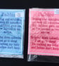 New Mum Gift. Nursery Rhyme ‘Babies‘  Ready for You to Frame. Pink or Blue. - Image 1