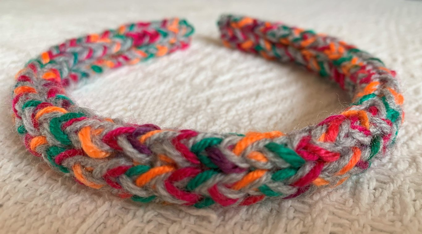 Red Green Orange Hair Band Knitted Headband Multicoloured Alice Hair Accessories