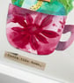 Framed paper cut illustration - House in a teacup.  - Image 3