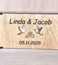 Personalised Wedding Money Box - Wooden Cash Gift Box - Wedding Gift Box 