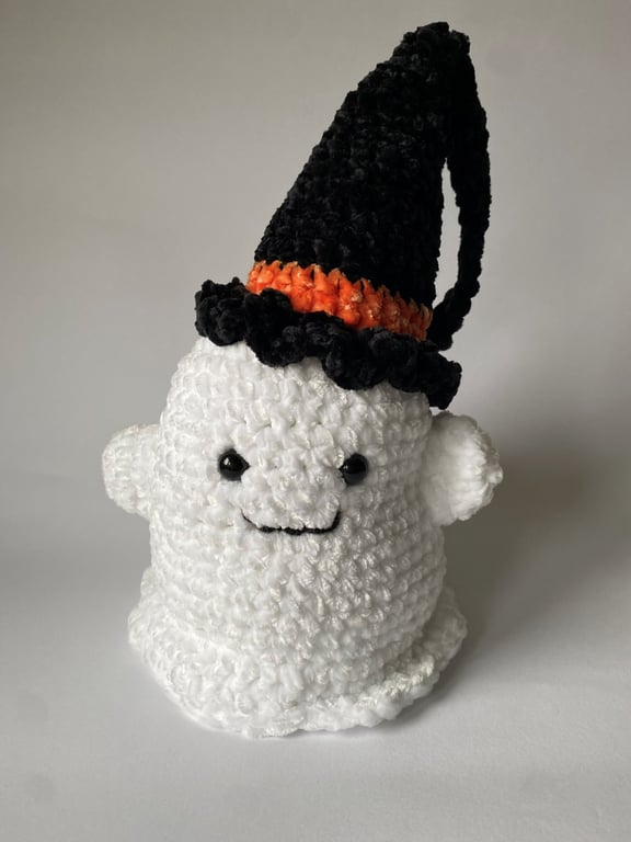 Large Plush Ghost Crochet Decoration