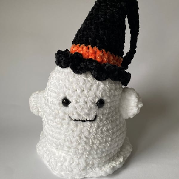 Large Plush Ghost Crochet Decoration