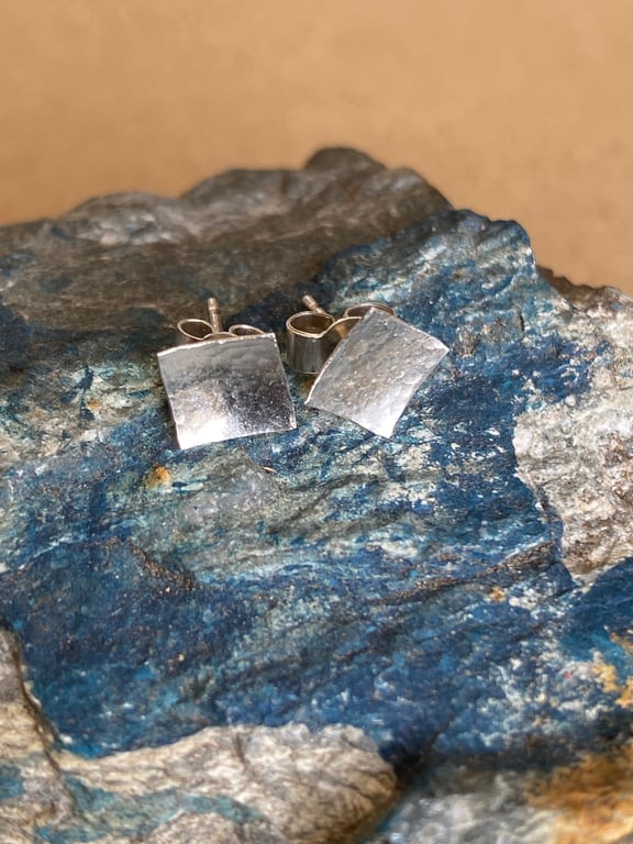 Sterling silver stud earrings