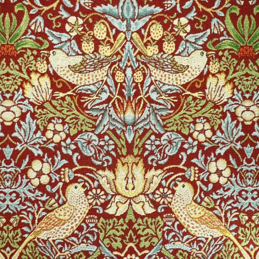 William Morris Strawberry Thief Table Runner . cotton . 135 x 30cm