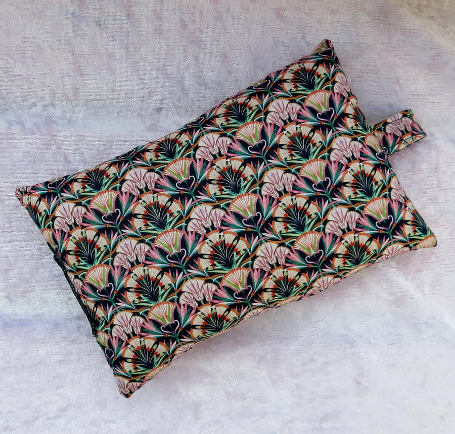 Mouse wrist rest, wrist support, made from Liberty Tana Lawn