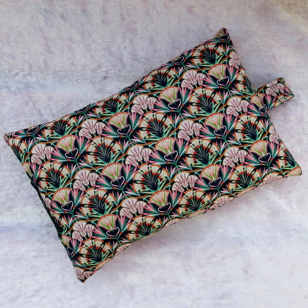 Mouse wrist rest, wrist support, made from Liberty Tana Lawn