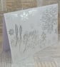 Silver snowflake Christmas card - Image 3