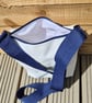 Small Upcycled Sailcloth Crossbody Bag – Zipped Everyday Shoulder Bag - Image 4