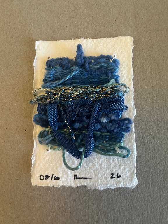 Miniature weaving on paper 8 of 10