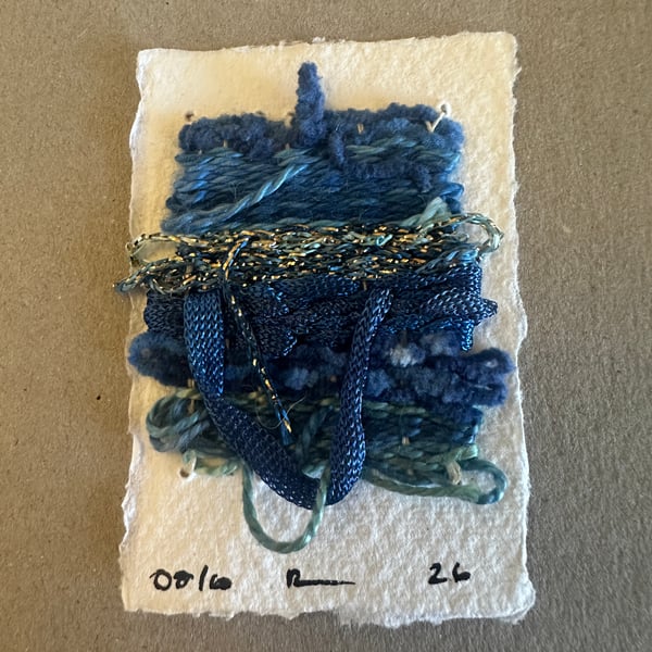 Miniature weaving on paper 8 of 10