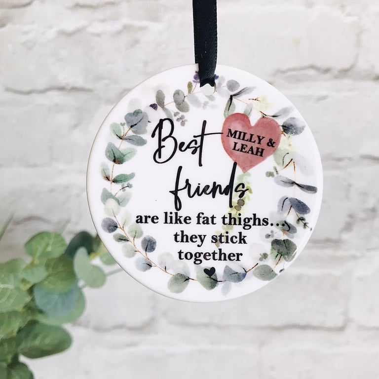 Gift for Best friend, best friend birthday keepsake, ceramic keepsake,