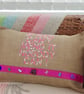 Embroidered Feature Cushion: Nan 46x30cm - Image 5