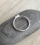 Sterling silver snowflake ring, Winter stacking ring, All sizes made to order - Image 6