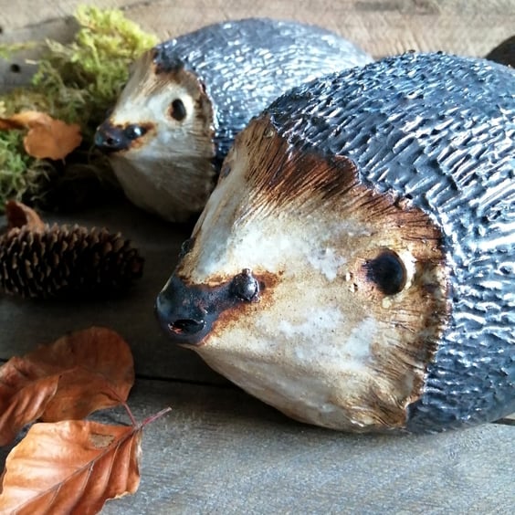 Hedgehog Ceramic Sculpture