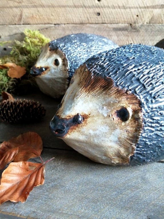 Hedgehog Ceramic Sculpture