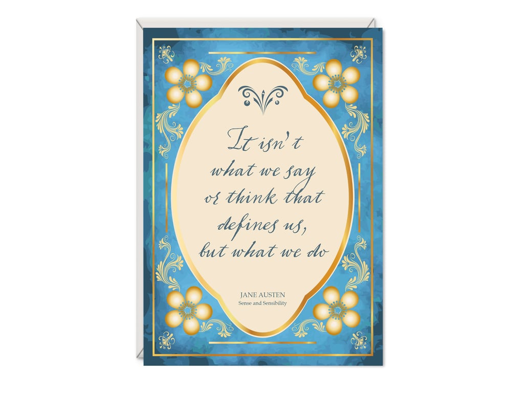 Sense and Sensibility Card - Jane Austen Greetings Card Literary Gift