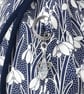 Project bag, drawstring bag, snowdrops, Liberty fabric - Image 6