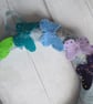 Rainbow Butterflies Hanging Wreath Decoration - Image 3