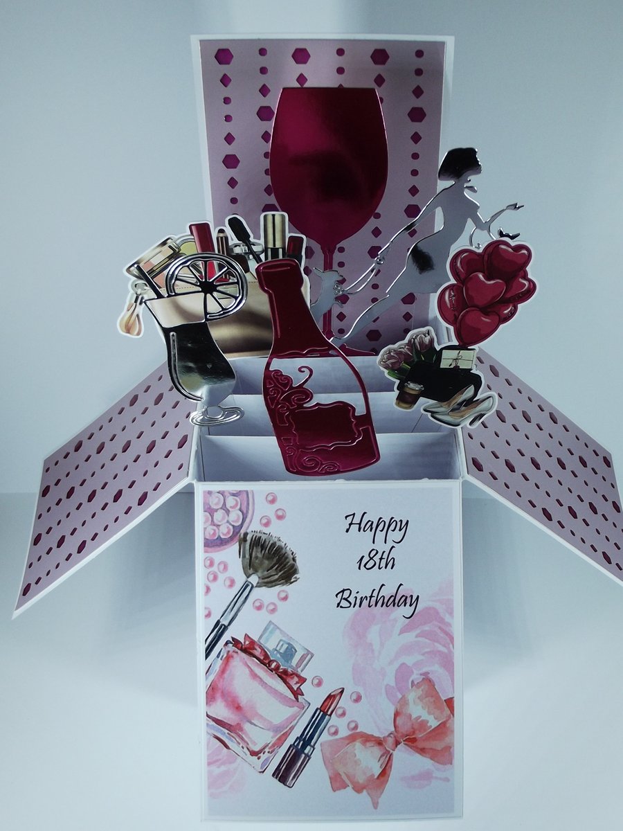 Girls 18th Birthday Card