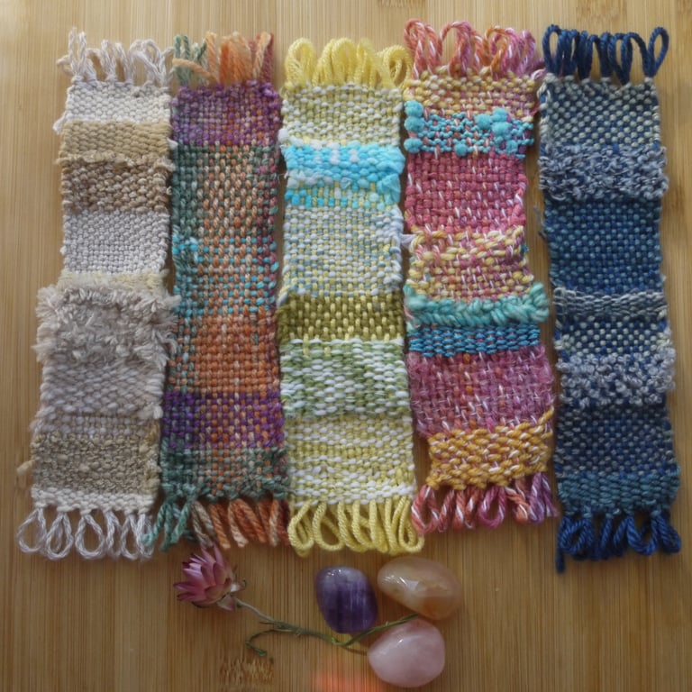 Handmade Woven Textured Bookmark