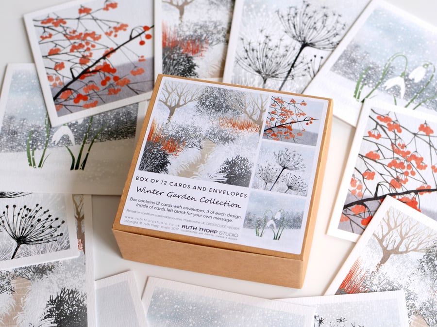 Winter Garden - Box of 12 Small Cards