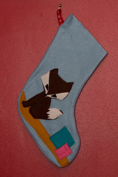 Blue Fox Stocking