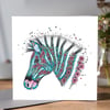 Zebra Greeting card 