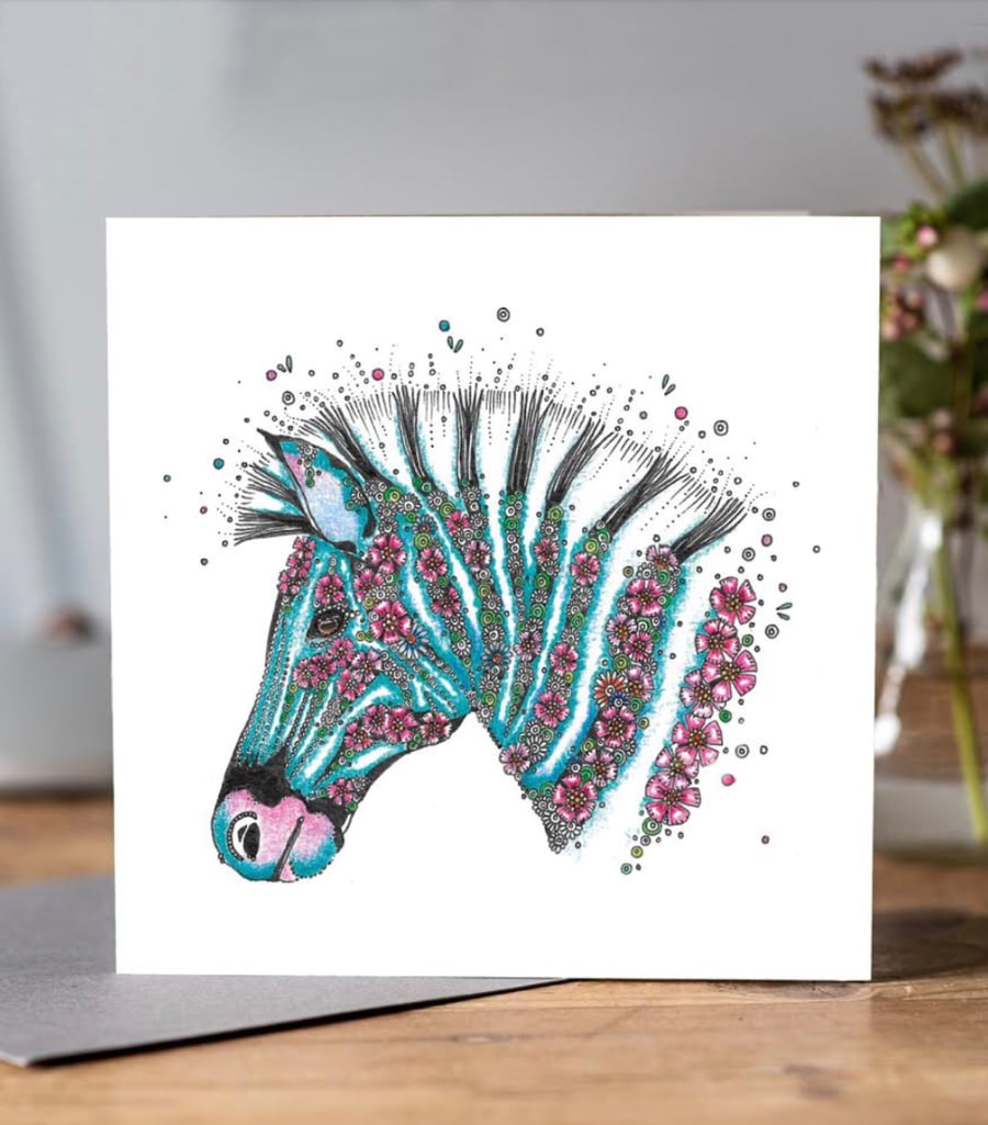Zebra Greeting card 