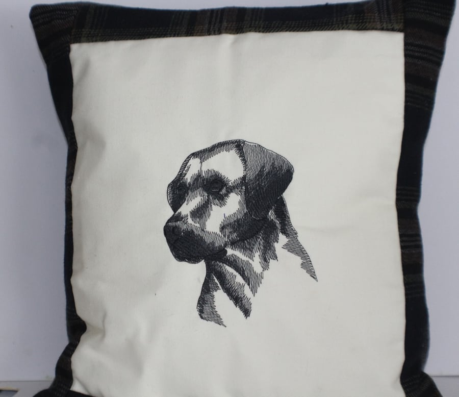 Labrador Head Cushion Cover