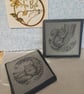 UK wildlife slate coasters