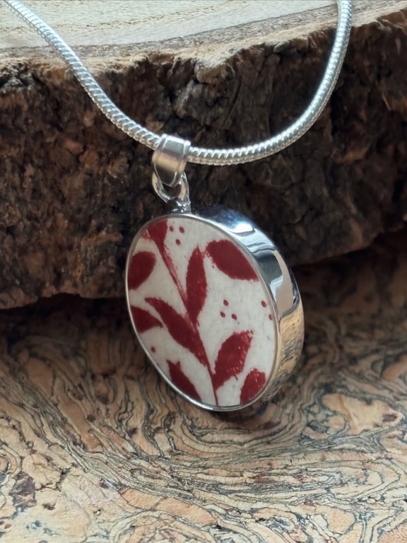 Handmade Necklace, Unique, sustainable Christmas Gifts, Sterling Silver, Eco.