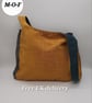 Medium reversible yellow and green knot bag.  - Image 1