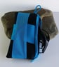 Blue & Black Swimming Goggle Case - Recycled Neoprene - Unique & Eco-Friendly