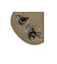 Embroidered Bee Corner Bookmark: Vinyl & Wool Felt - Image 4