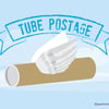 Additional Postage - gift wrap in a tube
