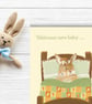 New baby  congratulations card little one - Image 3