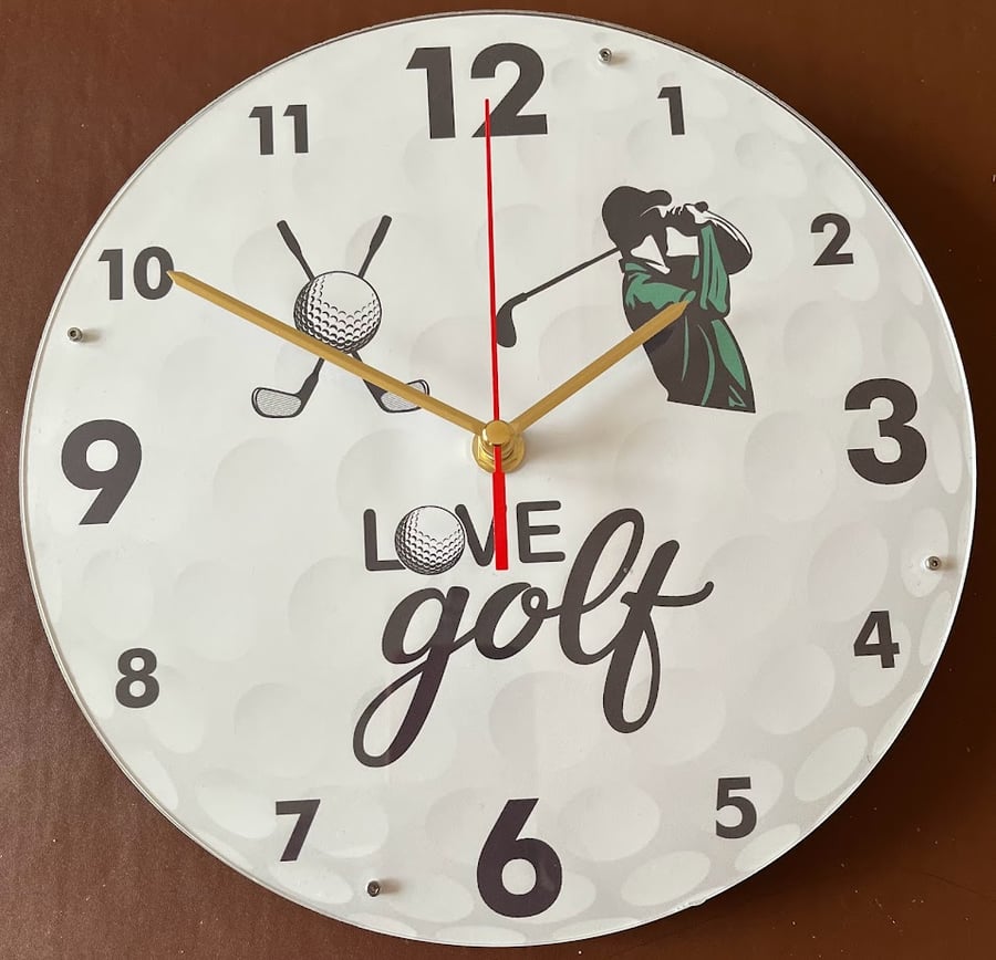 Golf Lover's Clock