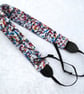 Padded camera strap cover, Liberty print, slip over design - Image 4