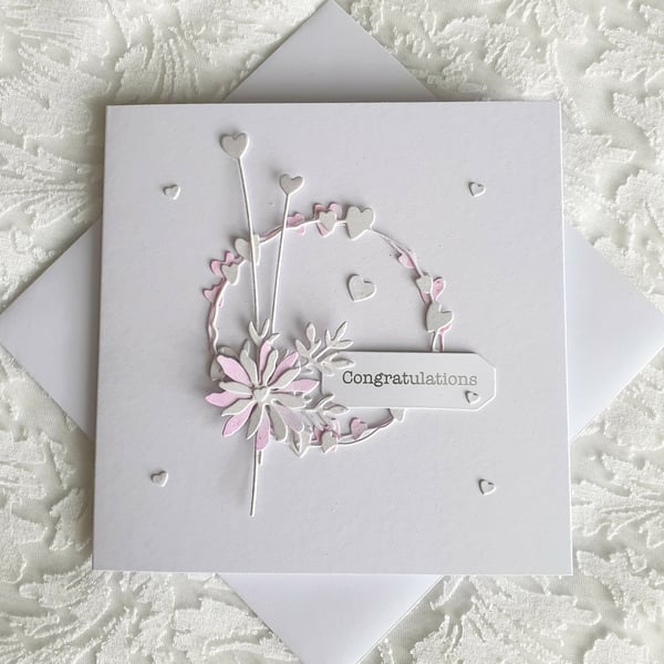Wedding Card - Pink 