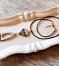 Geometric wood pendant on leather cord - Image 7